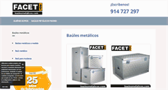 Desktop Screenshot of baulesmetalicos.com
